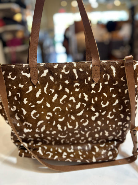 Madewell Calf Hair Brown Handbag