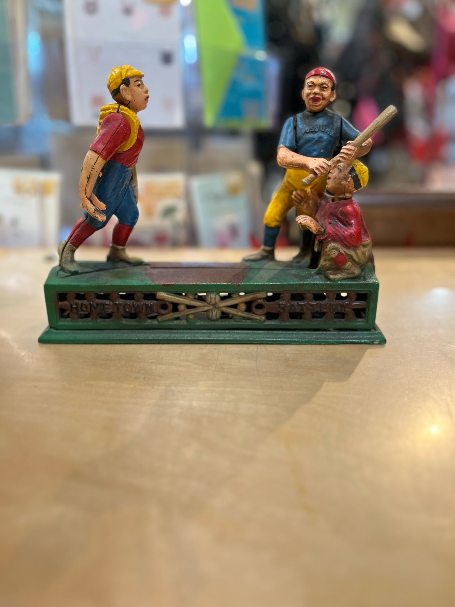 “Hometown Battery” Cast Iron Coin Bank