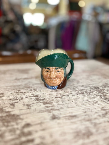 Royal Doulton "Toby Philpots" character small ceramic pitcher/jug