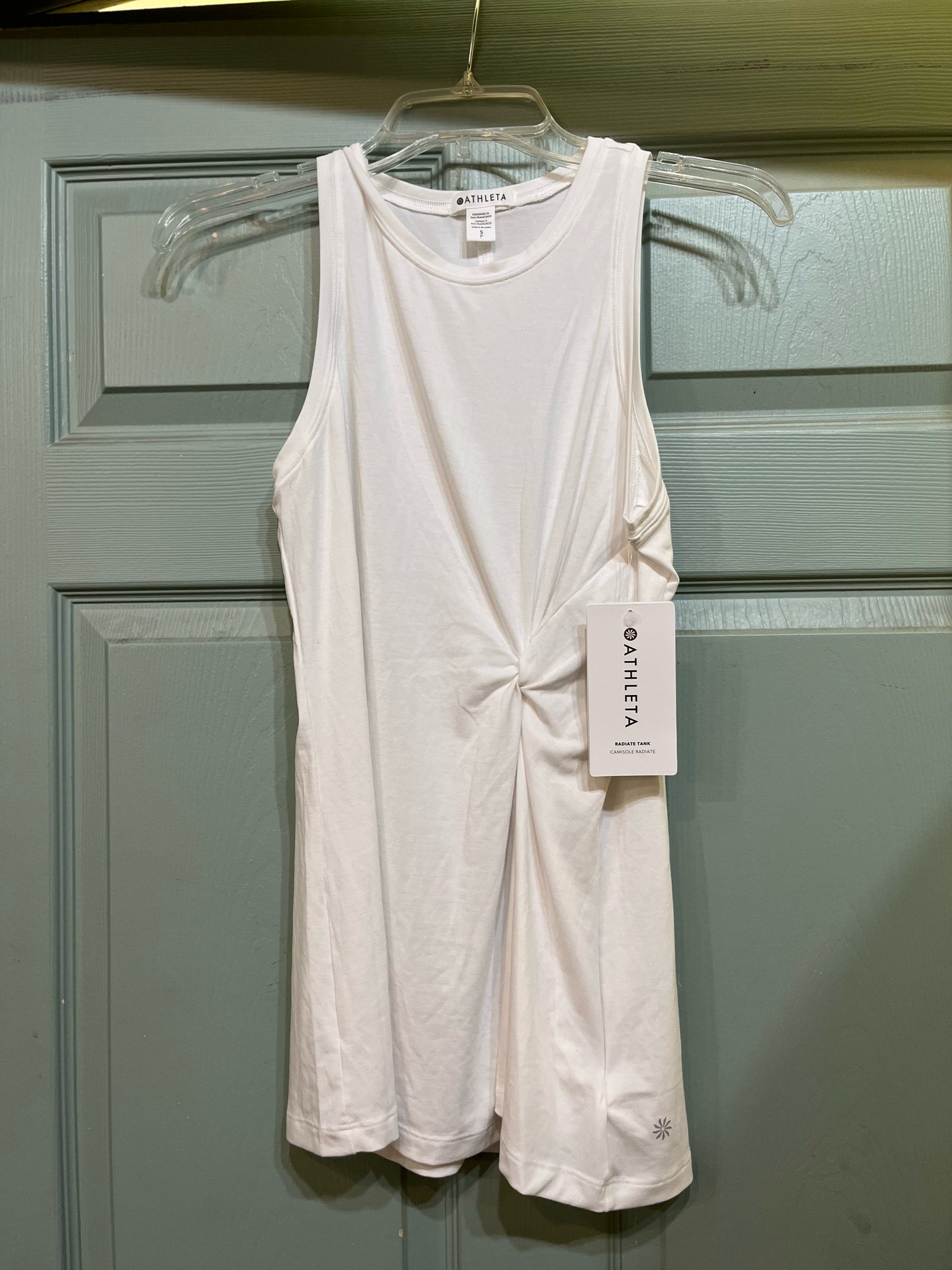 NWT Athleta "Radiant" White Tank