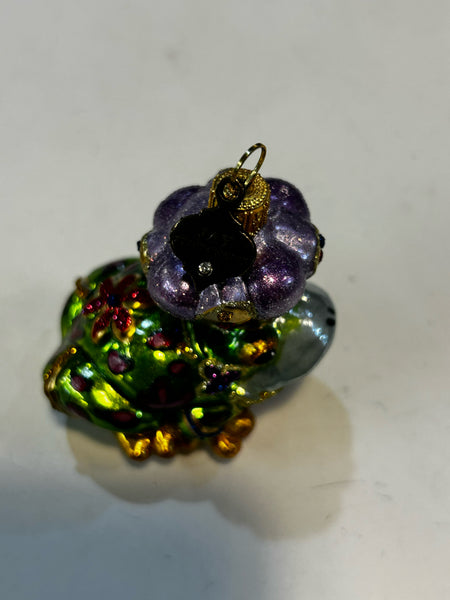 Jay Strongwater Frog Prince Ornament