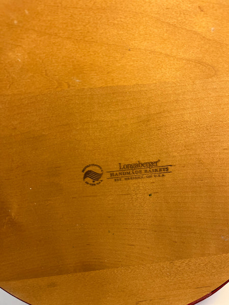 Longaberger “Christmas Collection Drum Basket” Basket