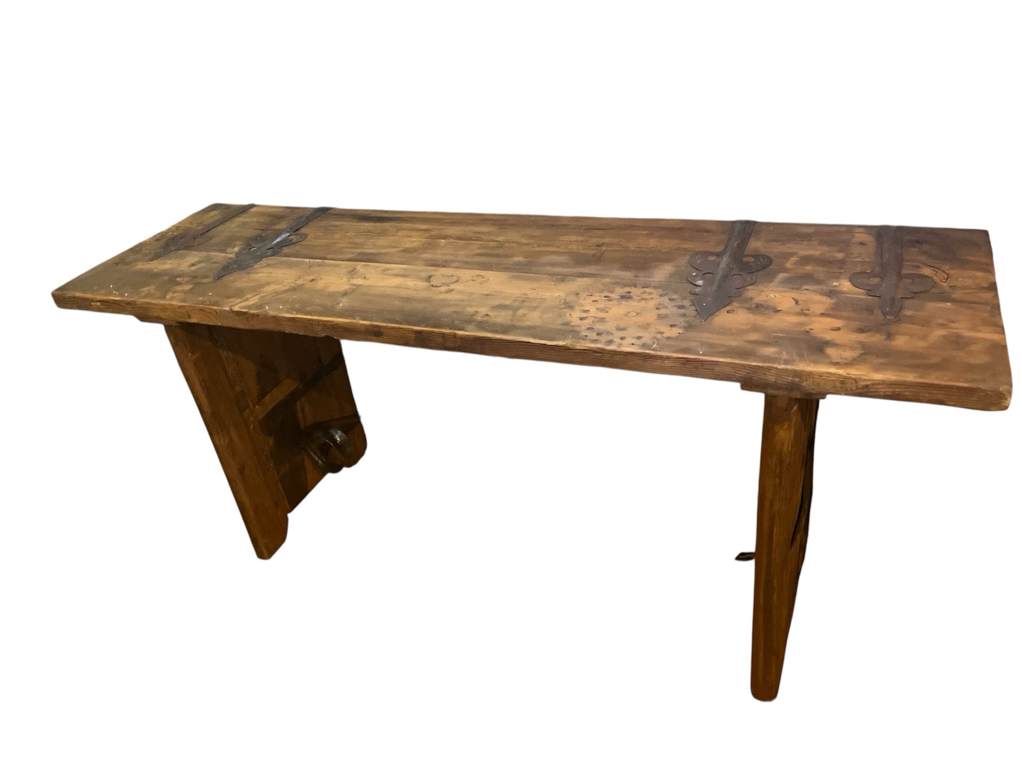 Ballard Designs Iron-Accented Console Table