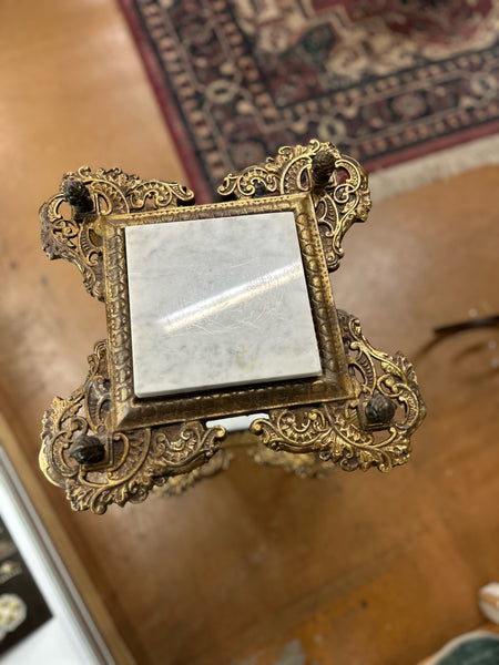 Cast Iron Victorian Marble Table