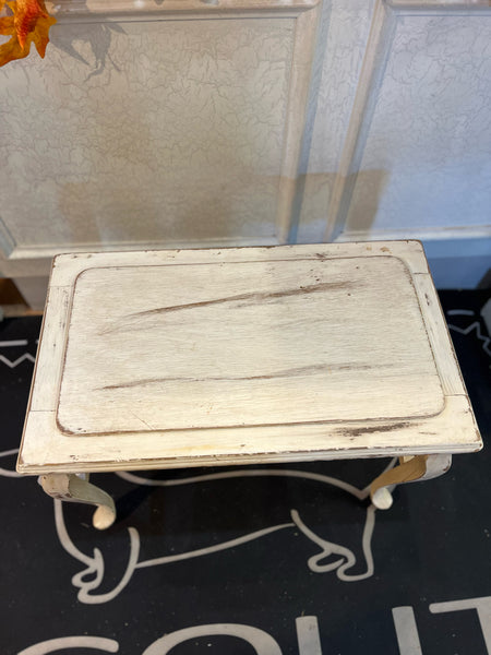 Rectangle Cream End Table