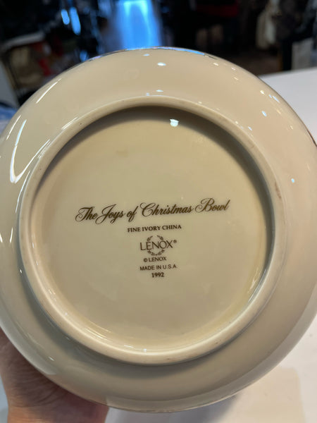 Lenox  "Joys of Christmas" Bowl