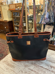 Dooney & Bourke Black Double Strap Handbag