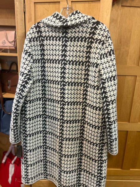 NWT Vince Camuto Plaid Sweater Coat
