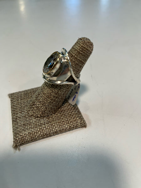 Sterling Silver & 14k accent Ring