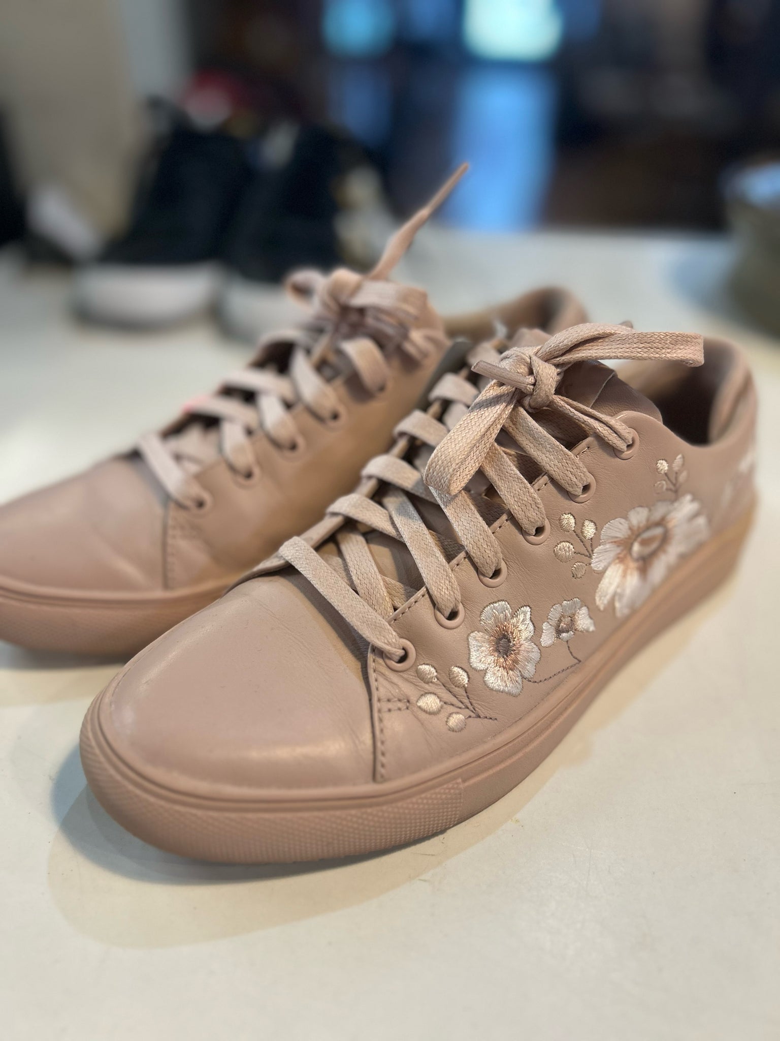 Mark Nason Embroidered Sneakers