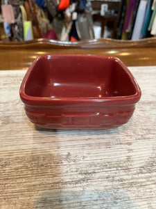 Longaberger Raspberry Bowl