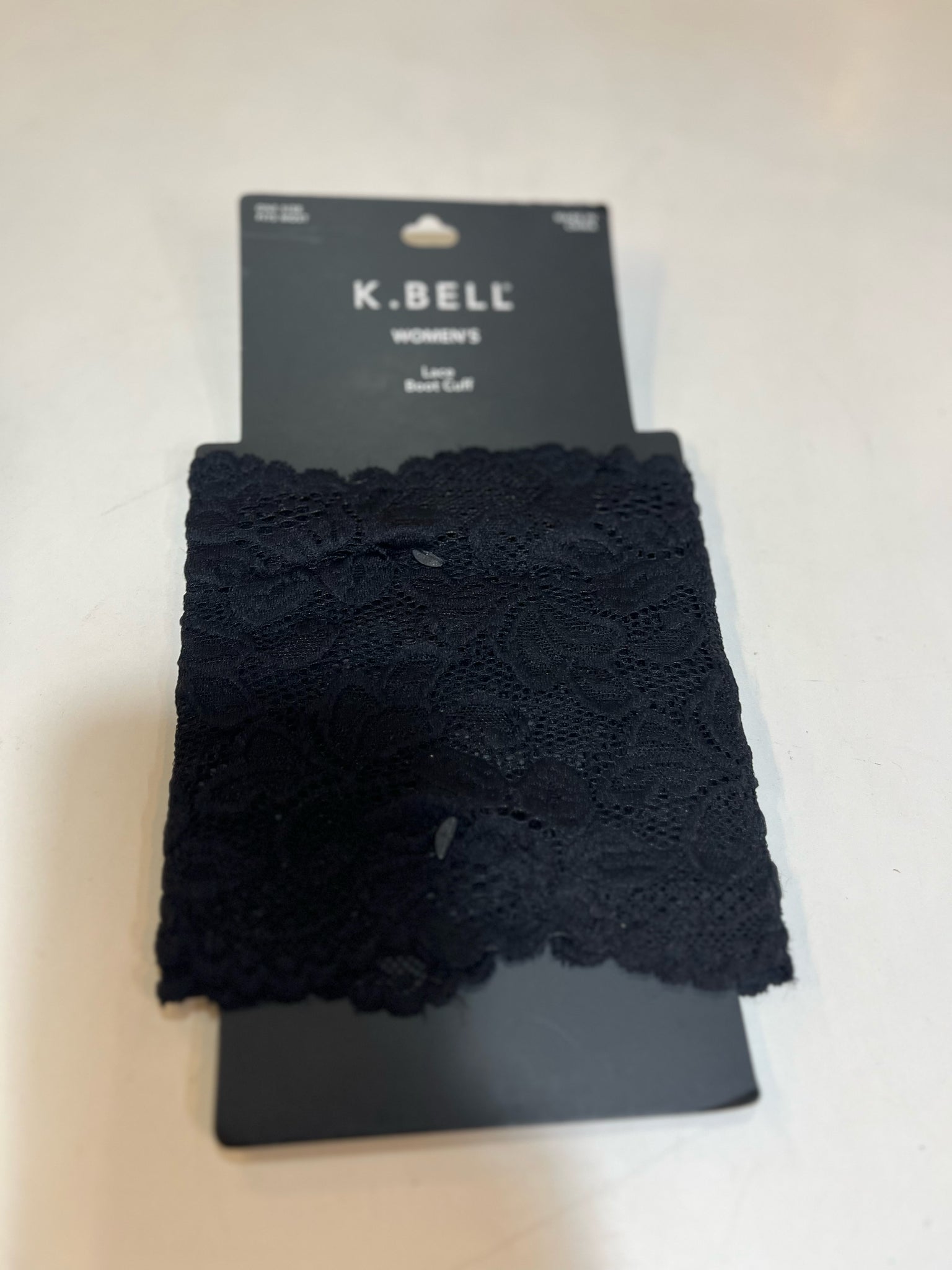 New K.Bell Black Lace Boot Cuffs