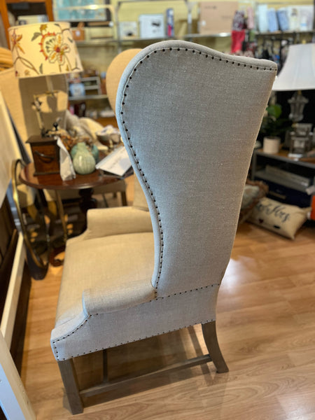 Restoration Hardware Beige "French Wingback" Chair