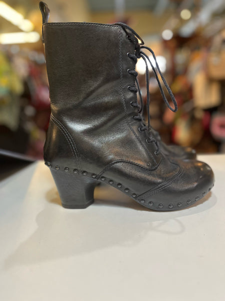 Dansko Black Leather Boots