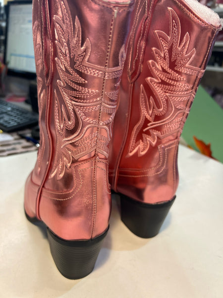 Mia Metallic Cowboy Boots