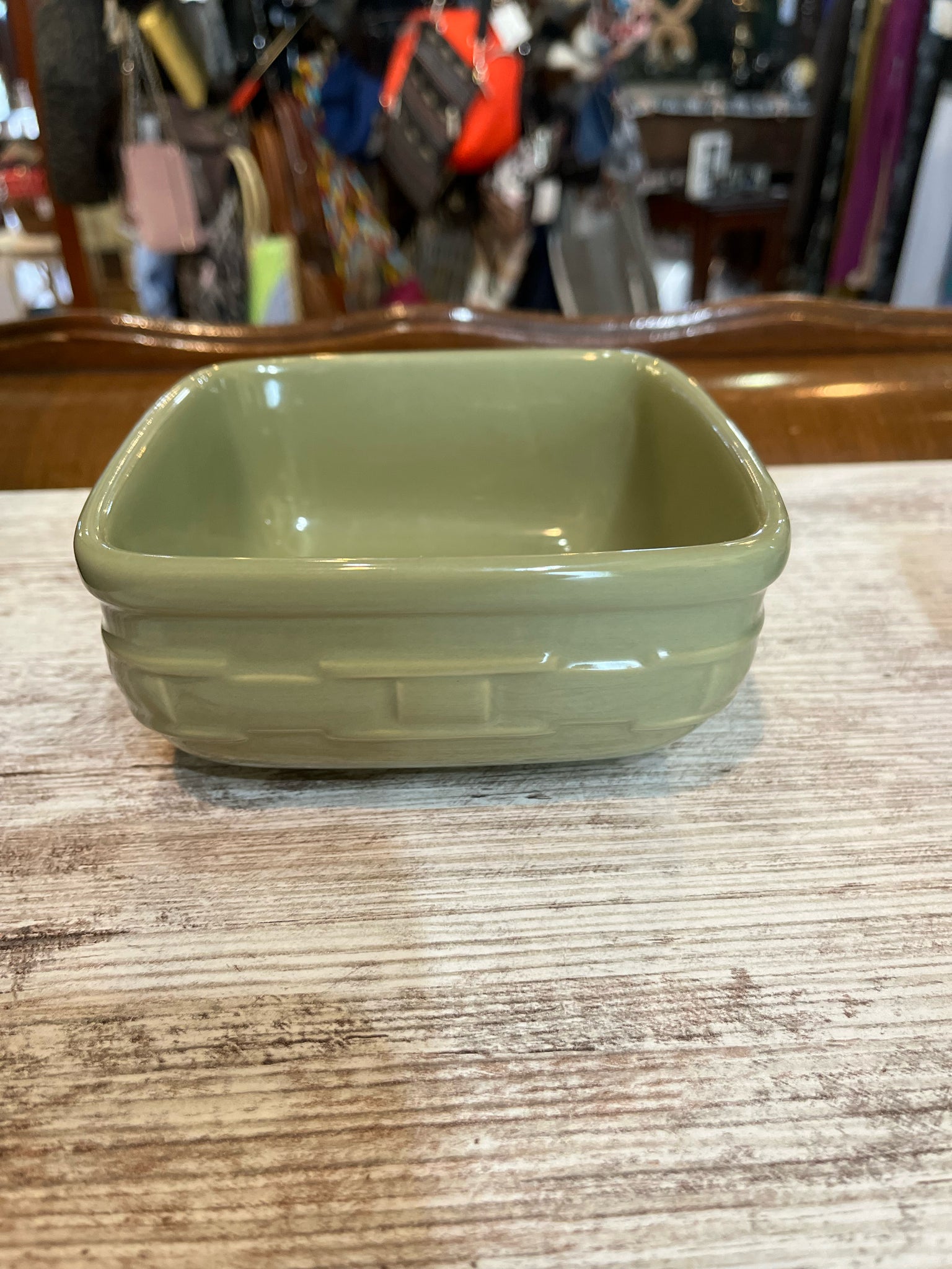 Longaberger Green Bowl