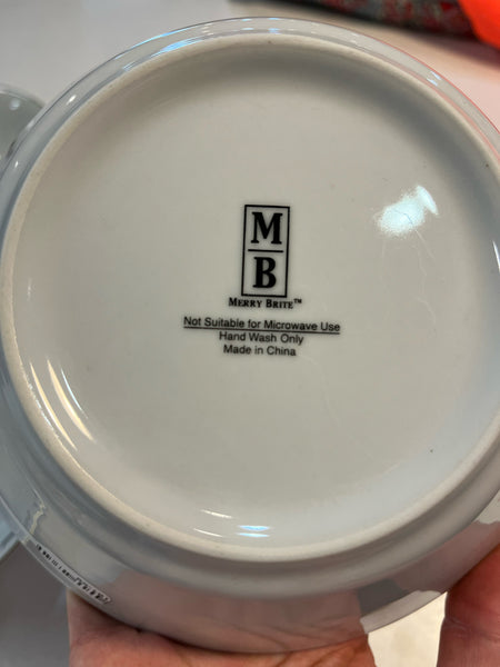 Merry Brite "Merry Christmas" Set of 4 Bowls