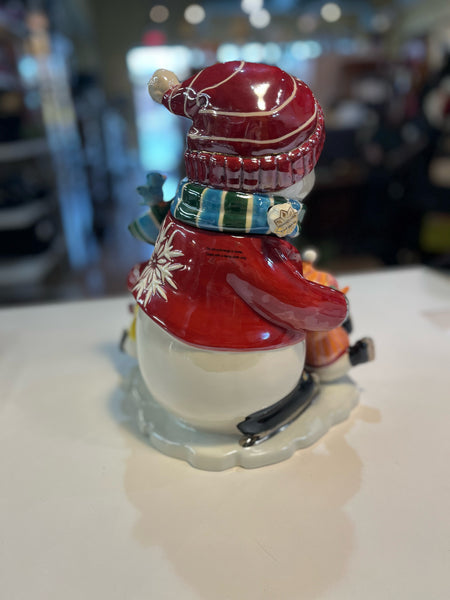 Waterford "Village Holiday on Ice" Cookie Jar