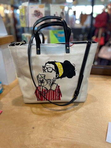 Frances Valentine “Katy” Canvas Tote Bag
