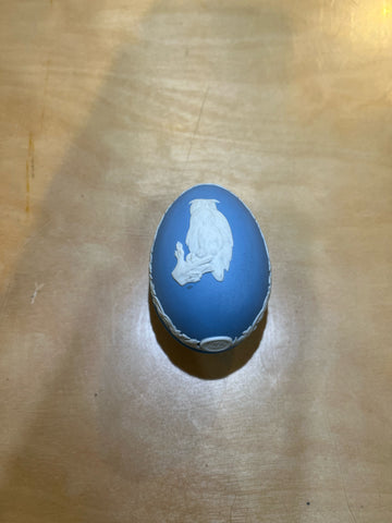 Wedgewood Owl Egg Trinket Box
