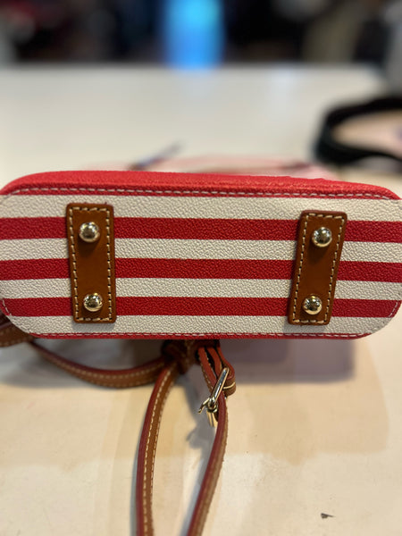 NWT Dooney & Bourke "Small Sullivan" Red & White Crossbody
