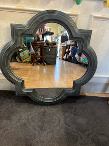 Black Ogee Mirror