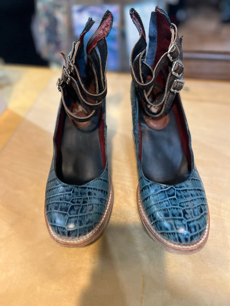 Free Bird “Randi” Turquoise Heels