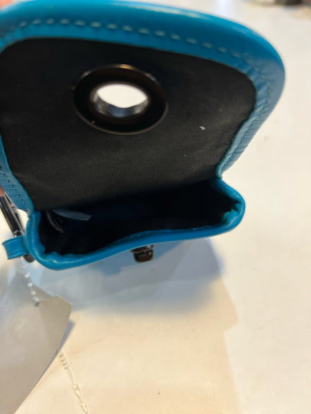 Rare Coach Heritage Teal Keychain