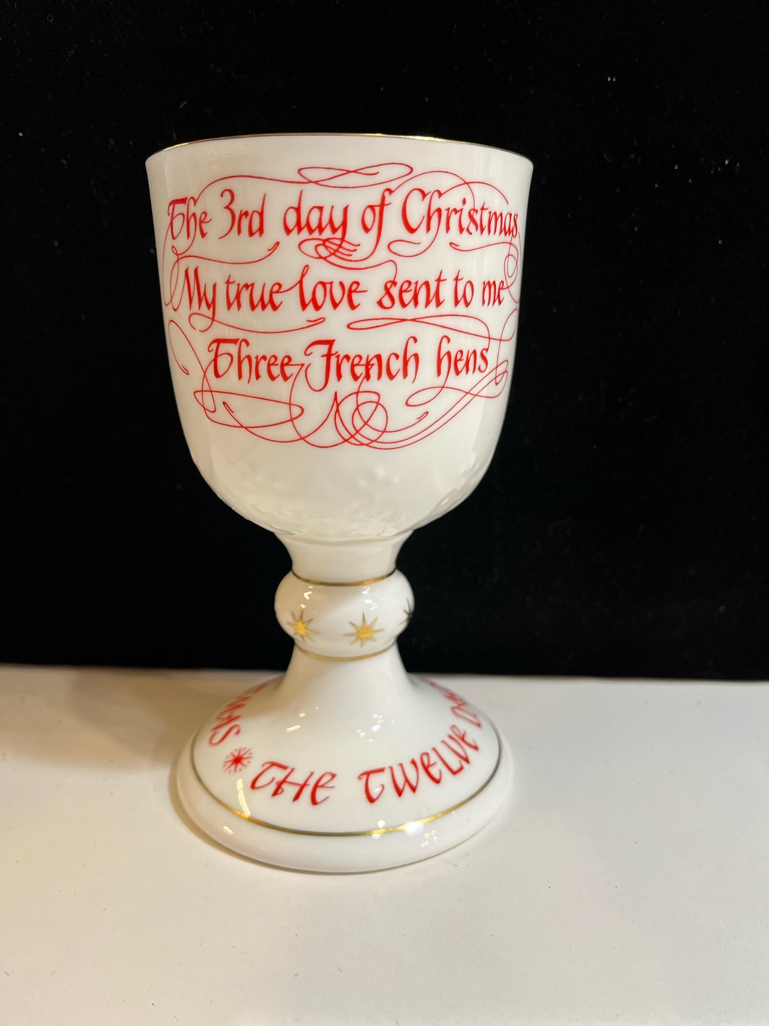 Royal Doulton 12 Days of Christmas Goblet