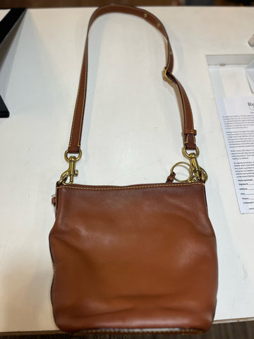 Coach Brown Leather Crossbody Handbag