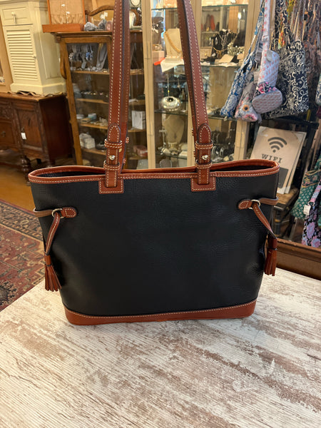 Dooney & Bourke Black Double Strap Handbag