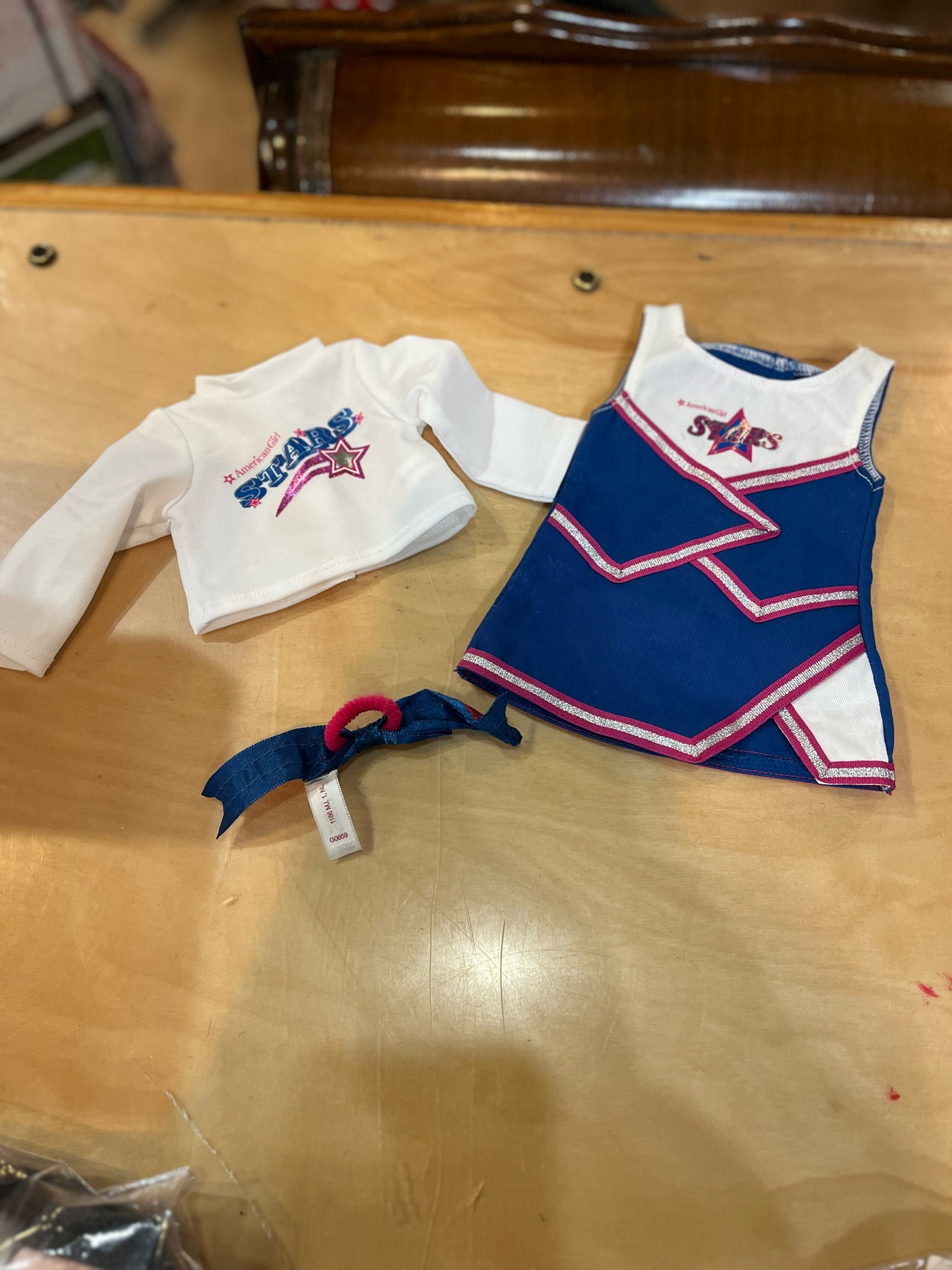 American Girl Stars Cheerleading Outfit