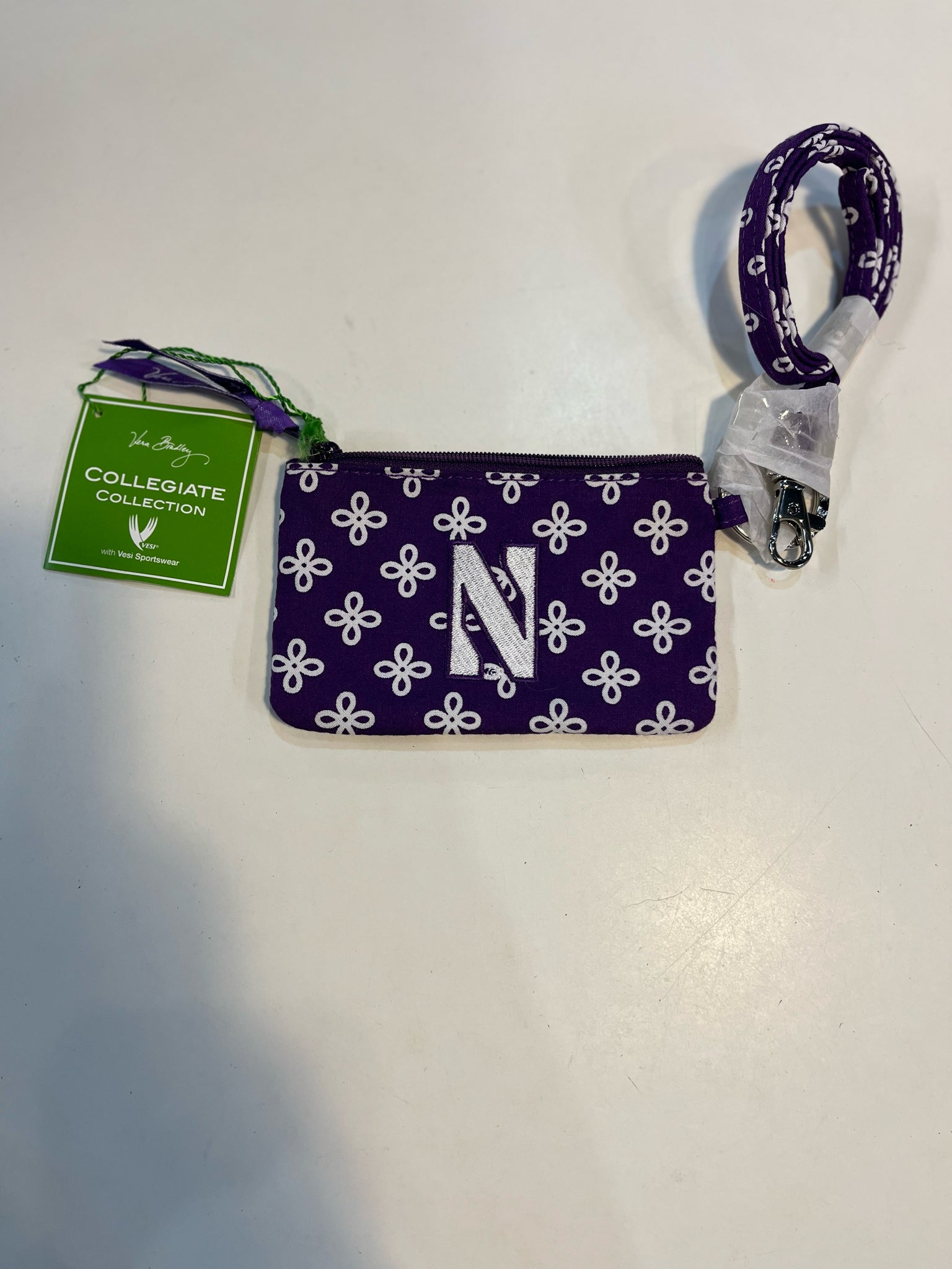 NWT Vera Bradley Northwestern Zip Wallet