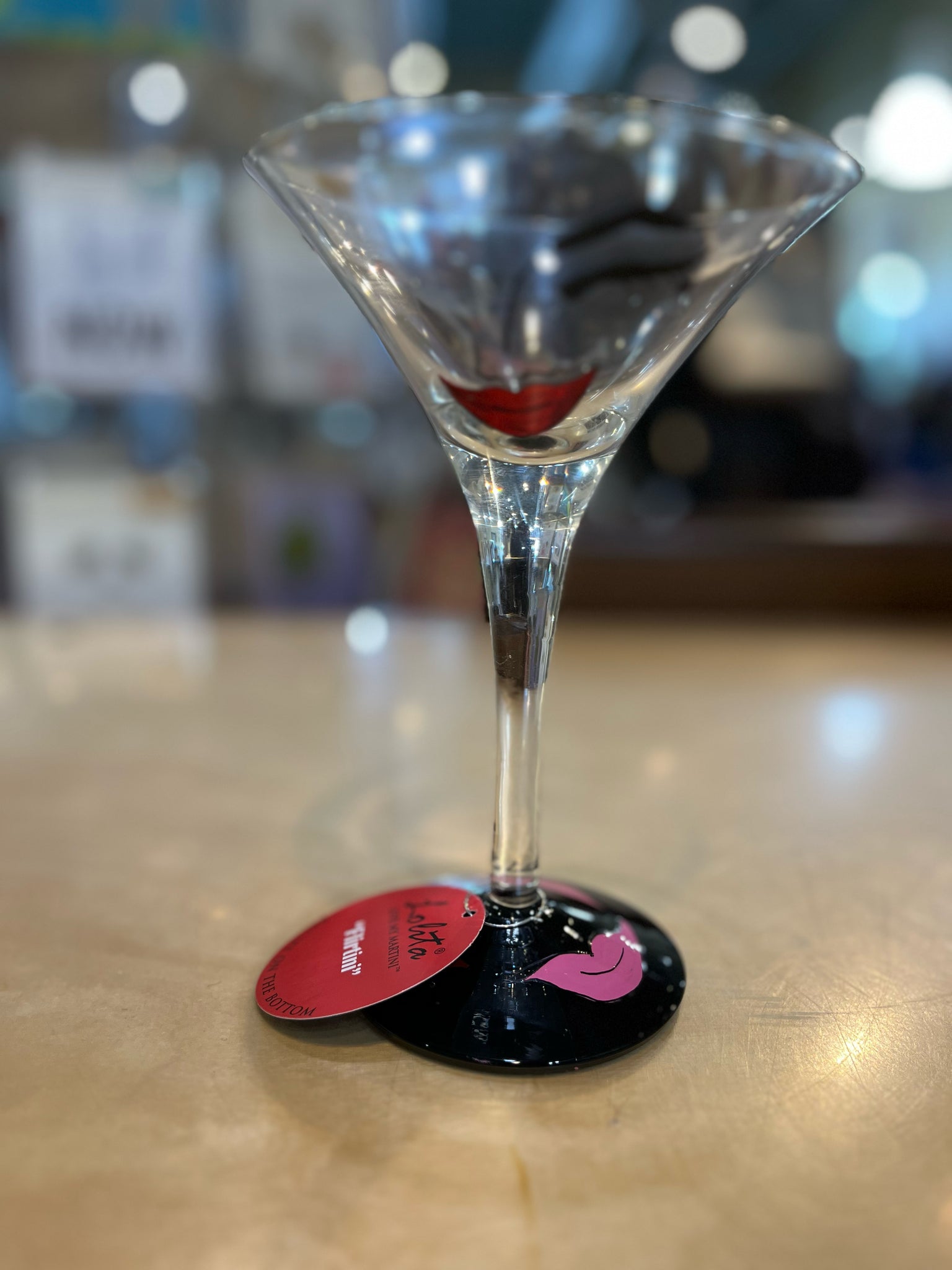 NWT Lolita “Flirtini” Glassware