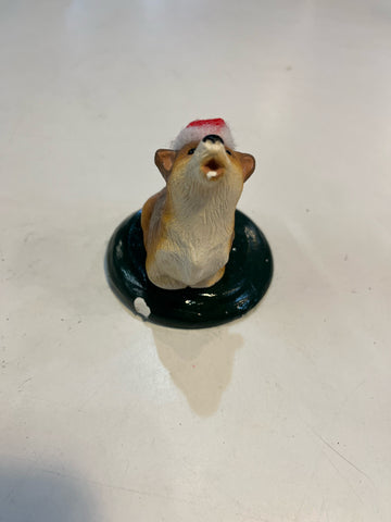 Vintage Byers Choice Carolers "Beige Dog" Figurine