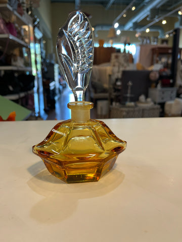 Amber Glass Perfume Bottle