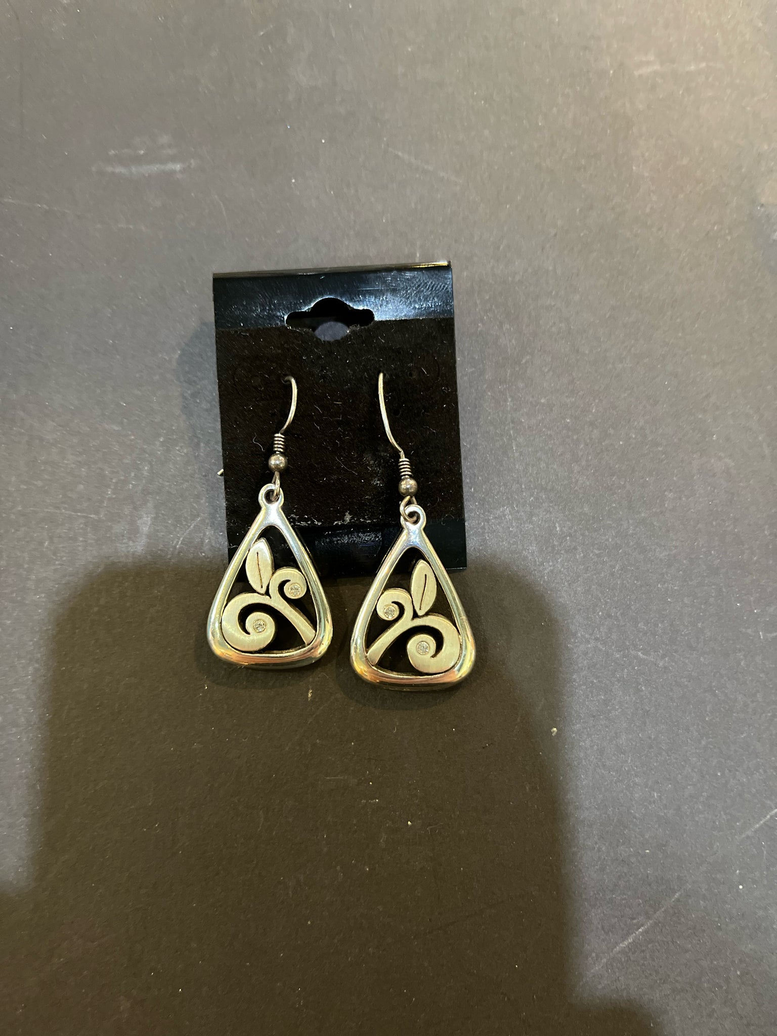 Brighton Silver Flower Earrings