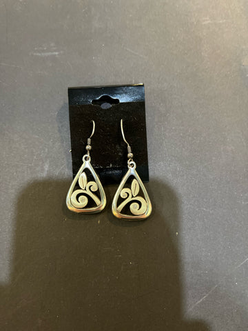 Brighton Silver Flower Earrings