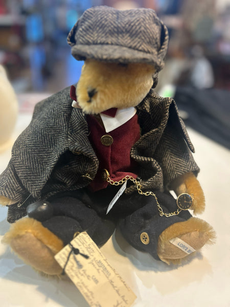 Lori's Bears "Bearlock Holmes" Bear, Signed