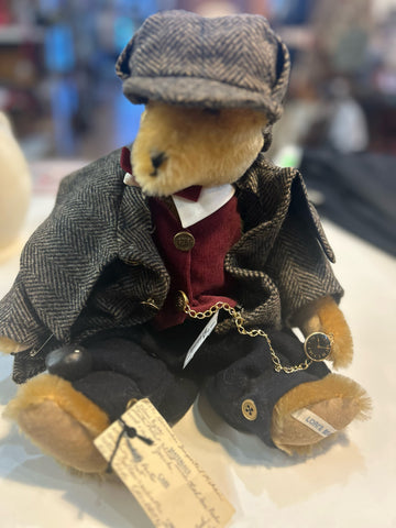 Lori's Bears "Bearlock Holmes" Bear, Signed