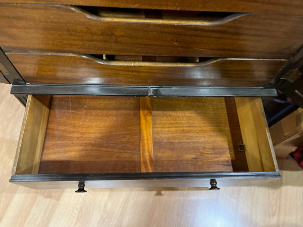 Tall Dark Brown Chest