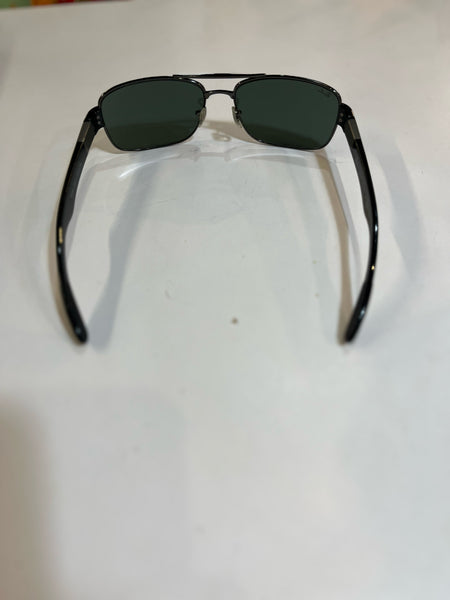 RayBan Black Frame w/ green lenses Sunglasses