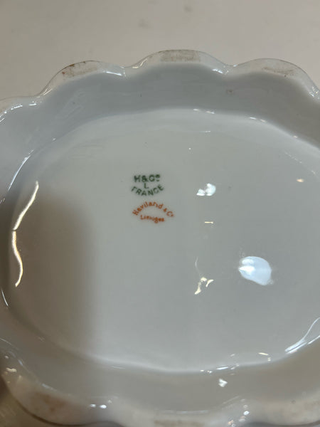 Limoges Gold Leaf Bowl