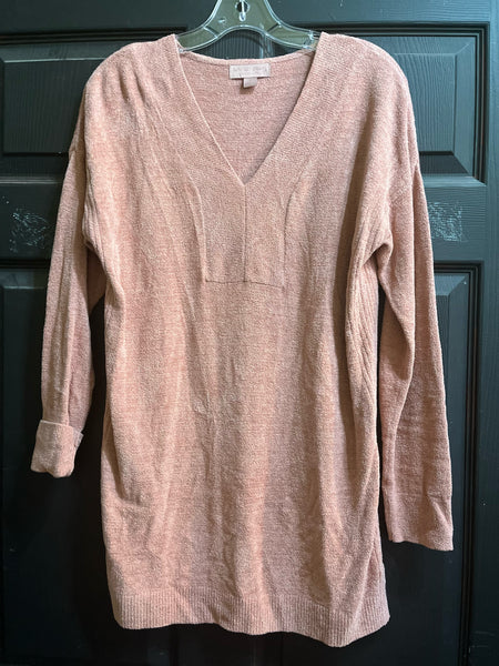 Barefoot Dreams Pink "Cozychic Ultra Lite V-Neck"