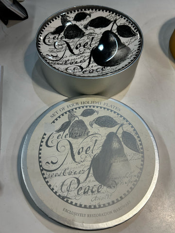 Restoration Hardware Christmas Plates