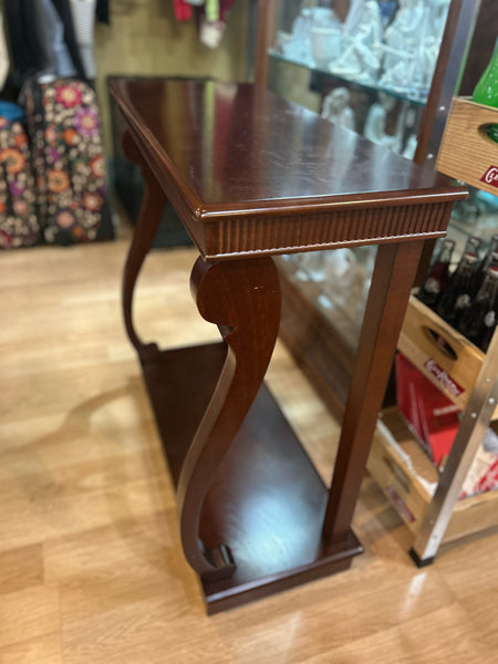 Brown Wood Console Table