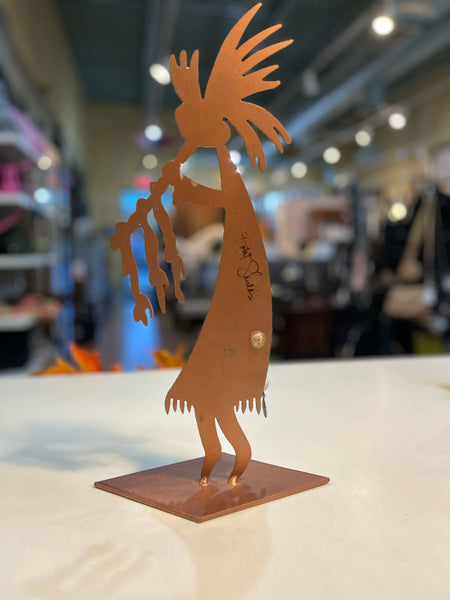 Signed Robert Shields "Kokopelli" Figurine