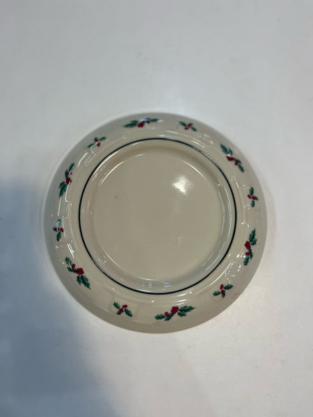 Longaberger "Traditional Holly" Candle Holder