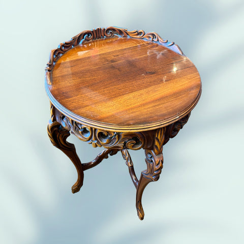 Vintage Ornate End Table