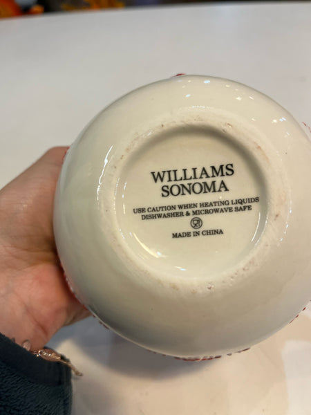 Williams-Sonoma Red Snowflake Mug